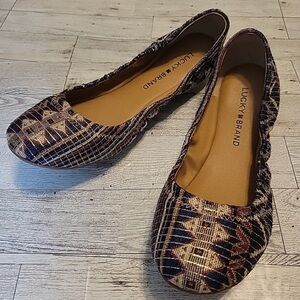 Lucky Brand Emmie Ballet Flats Size 9.5~Comes in Original Shoe Box from Dillards
